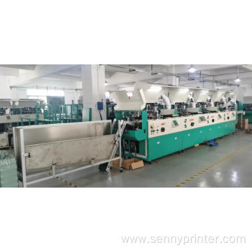 1-8 Color Silicone Tube Screen Printing Machine